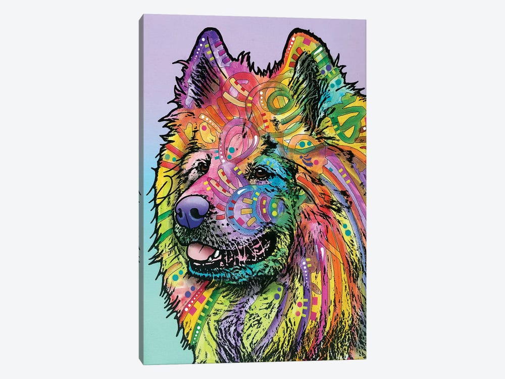 Samoyed by Dean Russo 1-piece Art Print