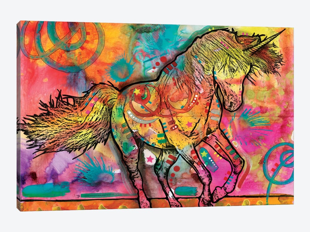 Unicorn by Dean Russo 1-piece Canvas Wall Art