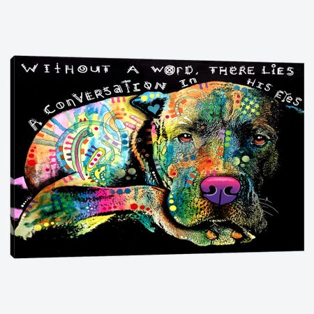 Without A Word Canvas Print #DRO276} by Dean Russo Art Print