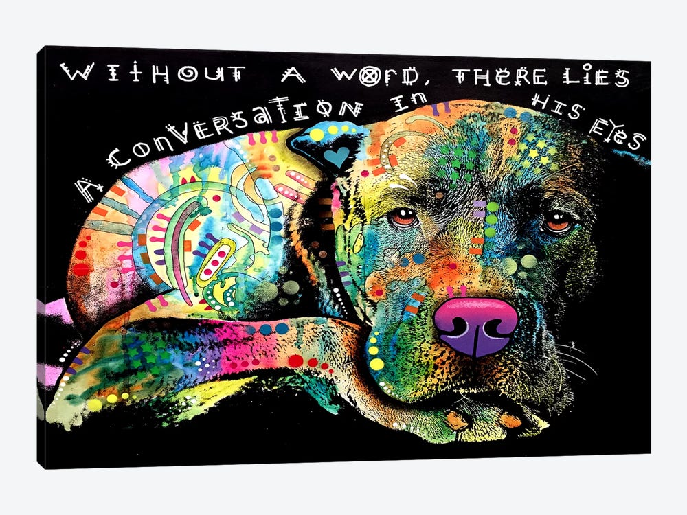 Without A Word by Dean Russo 1-piece Canvas Print