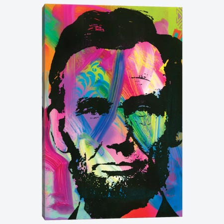 Abraham Lincoln I Canvas Print #DRO285} by Dean Russo Canvas Artwork