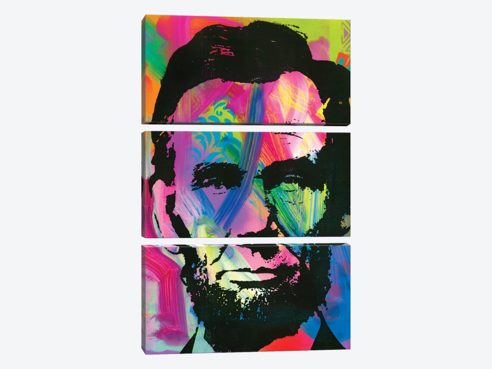 Abraham Lincoln I by Dean Russo 3-piece Art Print