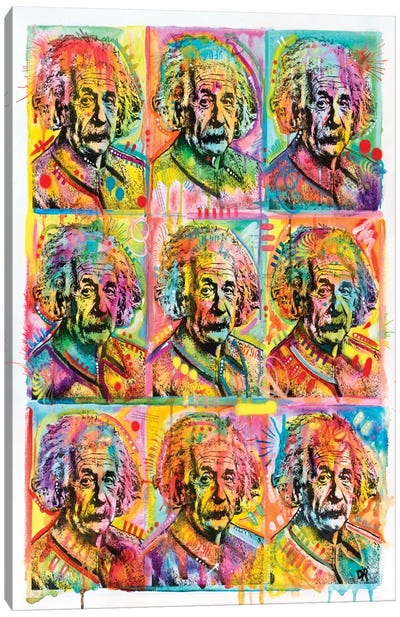 Einstein I Canvas Art Print - Albert Einstein