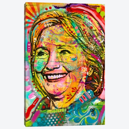 Hillary Canvas Print #DRO296} by Dean Russo Canvas Print