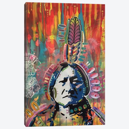 Sitting Bull I Canvas Print #DRO306} by Dean Russo Art Print