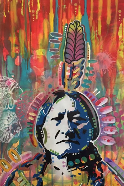 Native American Décor: Sitting Bull I by Dean Russo