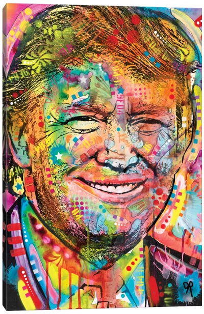 Trump Canvas Art Print - 3-Piece Pop Art