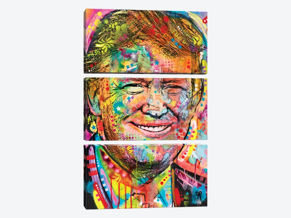 Trump by Dean Russo 3-piece Canvas Art Print