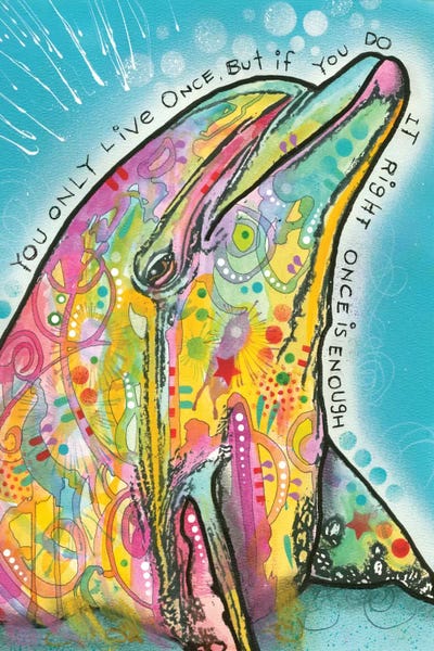 Dean Russo: Dolphin by Dean Russo