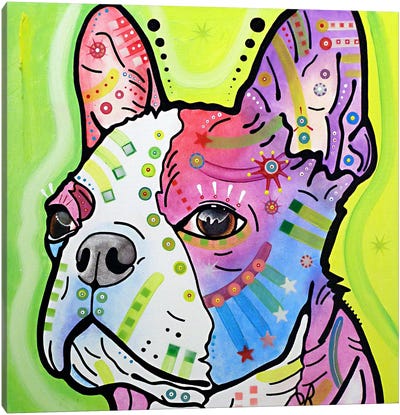 Pride Canvas Art Print - French Bulldog Art