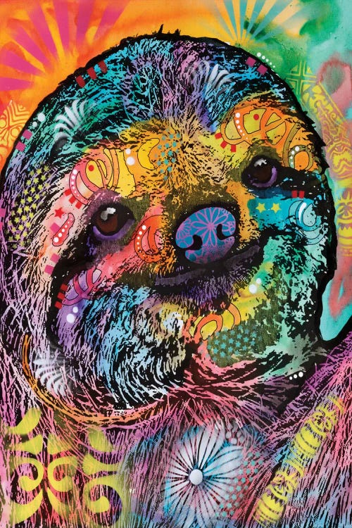 Sloth by Dean Russo wall art