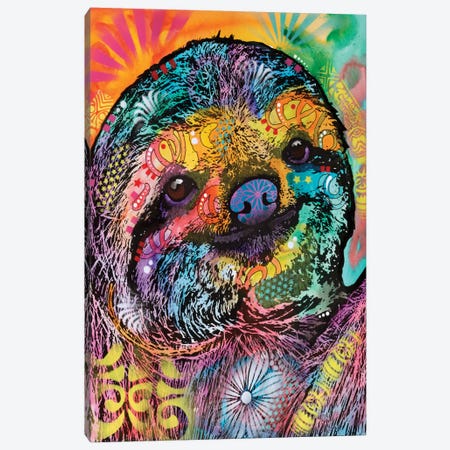 Sloth Canvas Print #DRO329} by Dean Russo Canvas Art