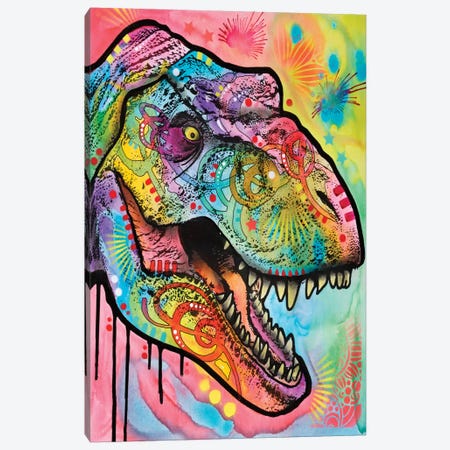 T-Rex I Canvas Print #DRO334} by Dean Russo Canvas Art
