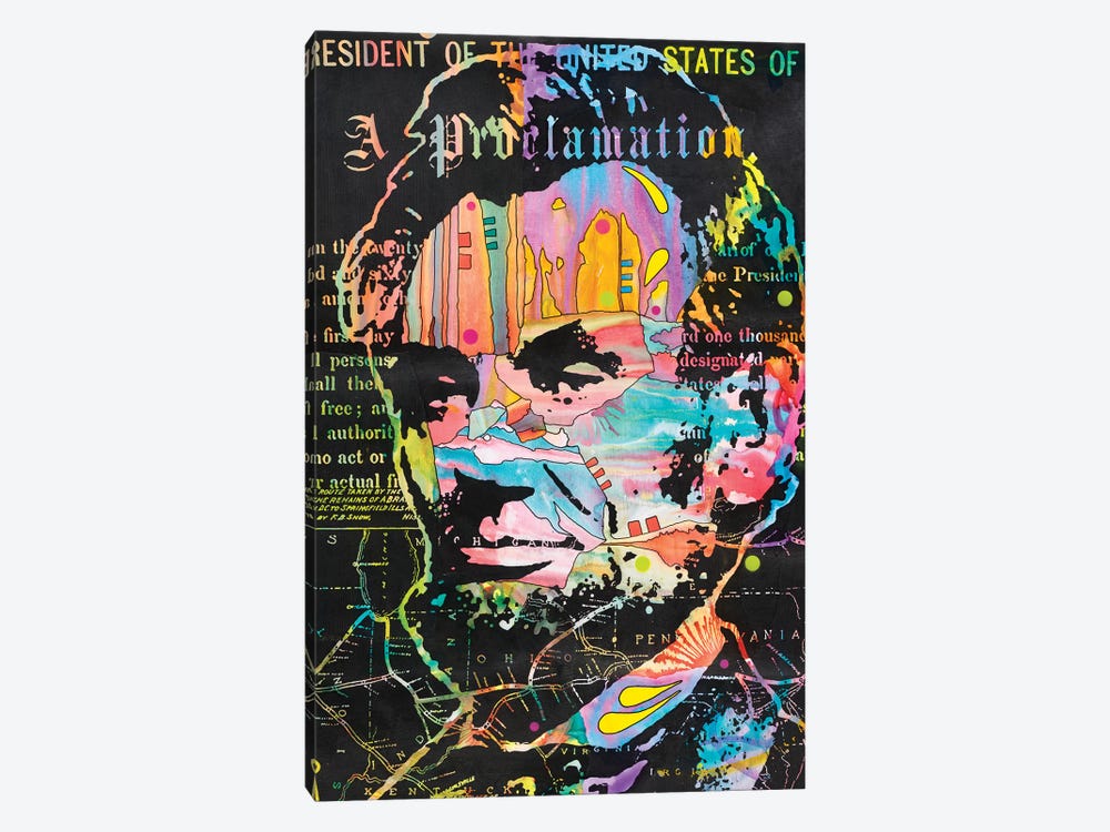 Abe's Proclamation by Dean Russo 1-piece Art Print