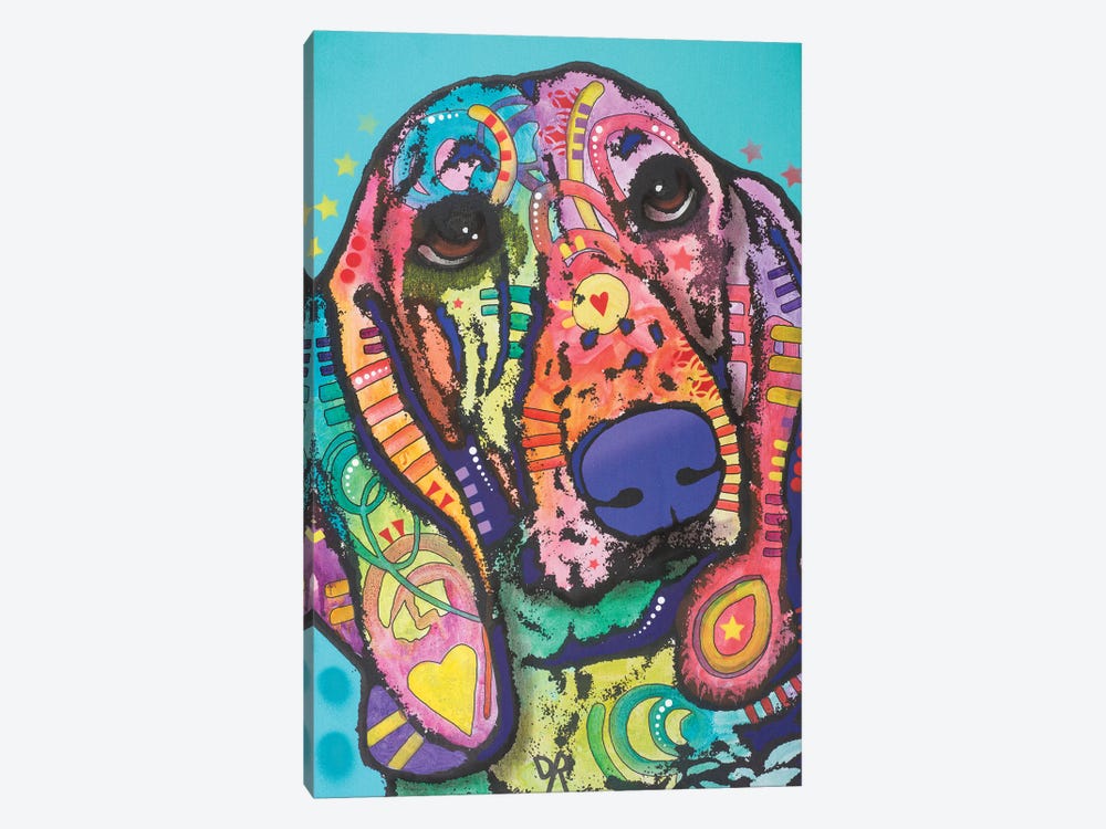 Austin, Hound Dog by Dean Russo 1-piece Art Print