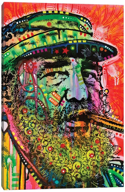 Castro Canvas Art Print - Fidel Castro