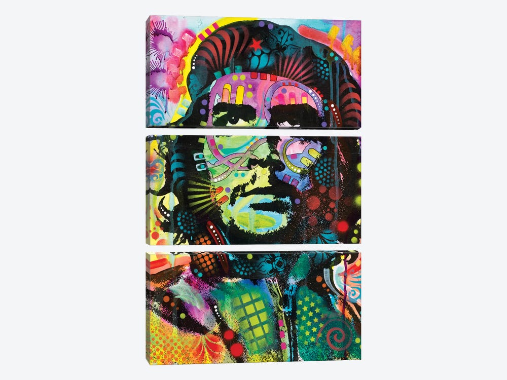 Che Guevara by Dean Russo 3-piece Canvas Wall Art