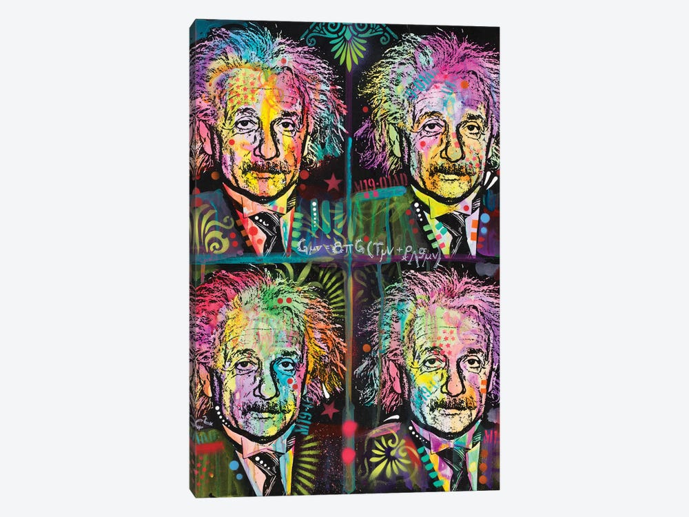 Einstein 4 Up by Dean Russo 1-piece Canvas Art Print