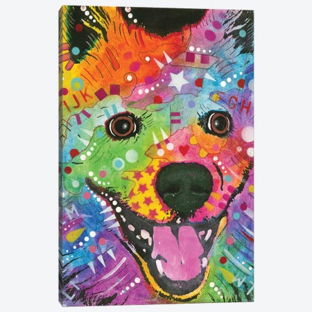 Eskimo Dog Canvas Print #DRO392} by Dean Russo Art Print