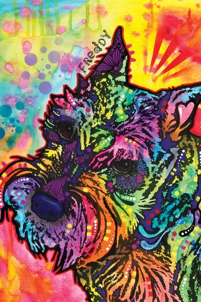 Dean Russo: Freddy The Schnauzer by Dean Russo