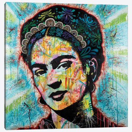 Frida Canvas Print #DRO400} by Dean Russo Canvas Print