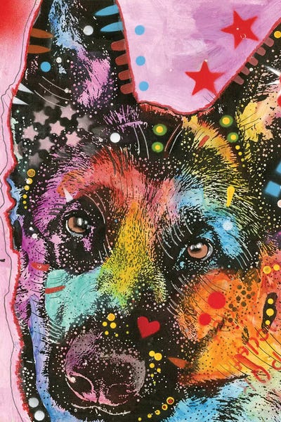 Dean Russo: German Shepherd II by Dean Russo