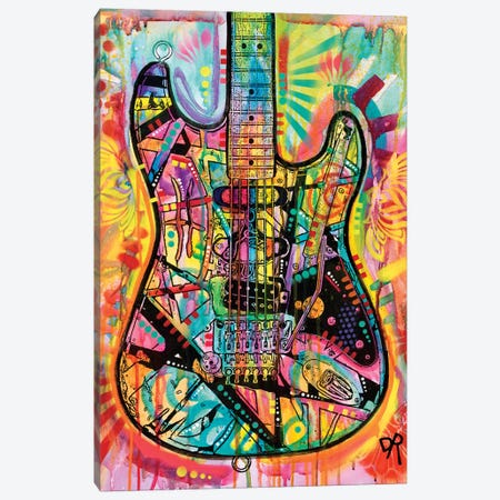 Guitar Canvas Print #DRO412} by Dean Russo Canvas Artwork