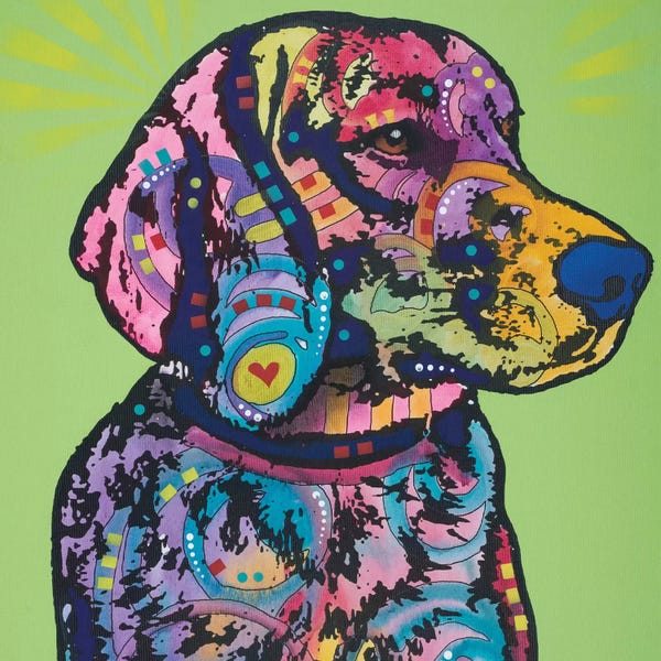 Labrador Retrievers: Hank B. by Dean Russo