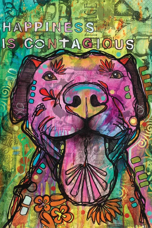 Happiness Is Contagious by Dean Russo wall art
