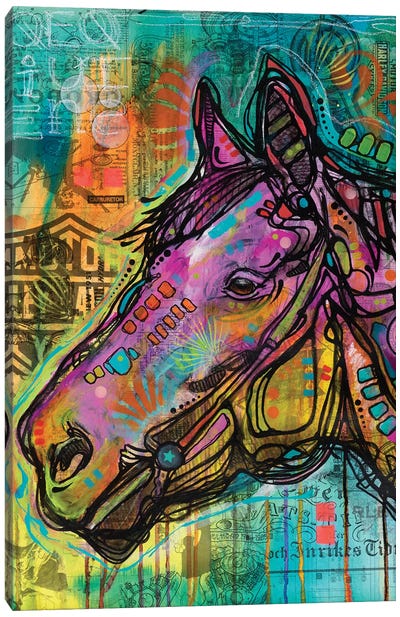 Horsepower Canvas Art Print - Dean Russo