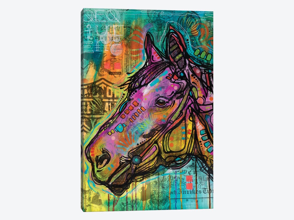 Horsepower by Dean Russo 1-piece Canvas Art Print
