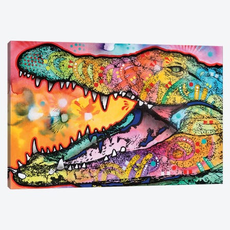 In Awhile Crocodile I Canvas Print #DRO422} by Dean Russo Canvas Print