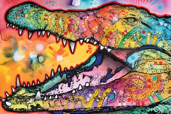 Alligators & Crocodiles: In Awhile Crocodile I by Dean Russo