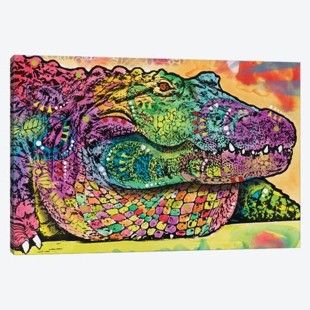 In Awhile Crocodile II Canvas Print #DRO423} by Dean Russo Canvas Print