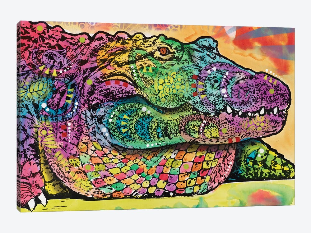 In Awhile Crocodile II by Dean Russo 1-piece Art Print