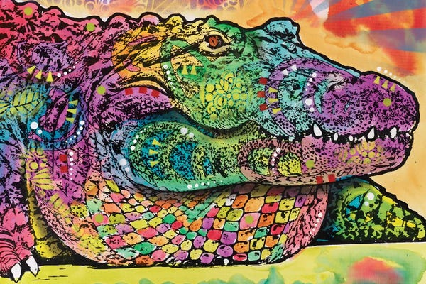 Alligators & Crocodiles: In Awhile Crocodile II by Dean Russo