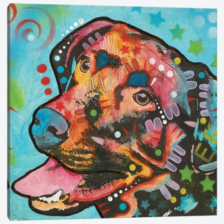 Labrador III Canvas Print #DRO443} by Dean Russo Art Print