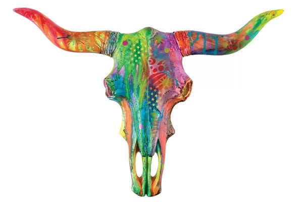 Colorburst: Longhorn Bust by Dean Russo