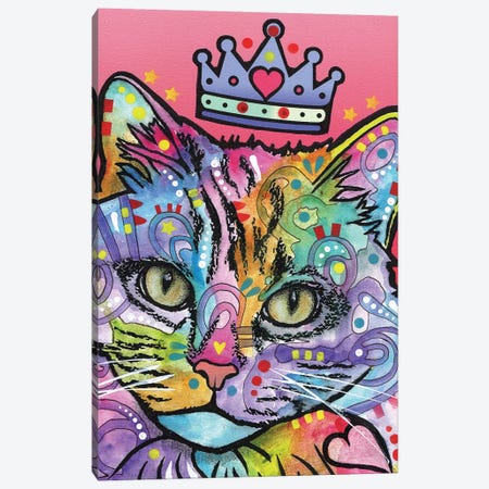 Love Cat Canvas Print #DRO453} by Dean Russo Canvas Wall Art