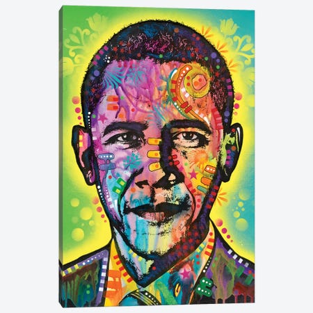 Obama Canvas Print #DRO479} by Dean Russo Canvas Artwork