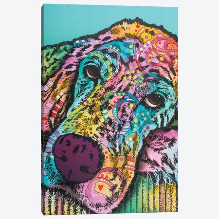 Sadie The Dog Canvas Print #DRO519} by Dean Russo Canvas Print
