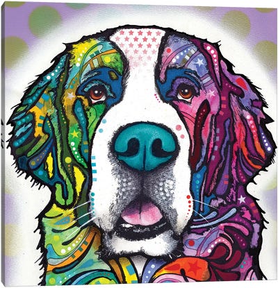 Saint Bernard Canvas Art Print - Pet Industry