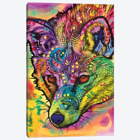 Sly As A Fox Canvas Print #DRO525} by Dean Russo Art Print