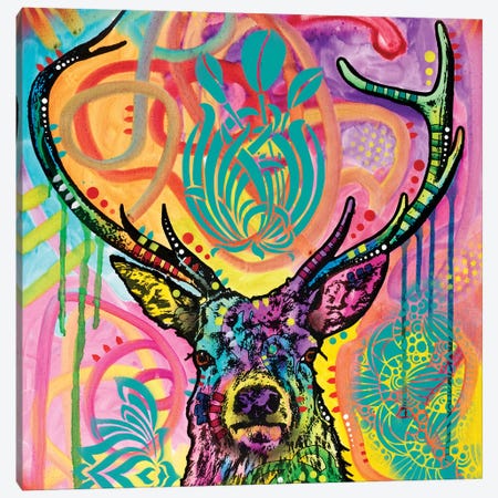 Stag Canvas Print #DRO529} by Dean Russo Canvas Wall Art