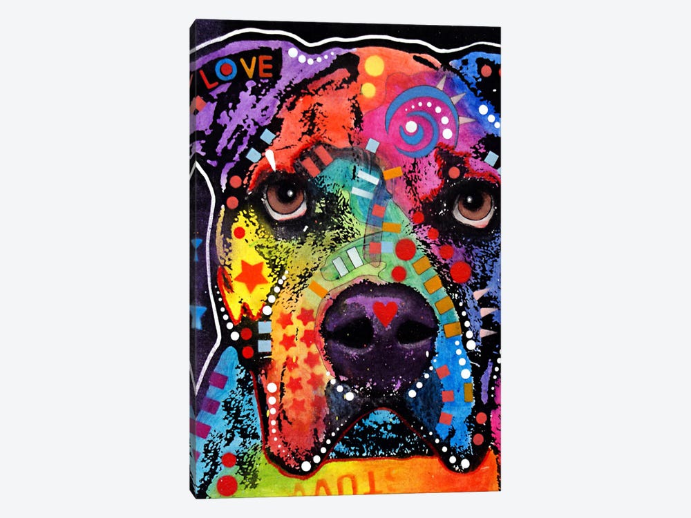 American Bulldog II by Dean Russo 1-piece Canvas Art