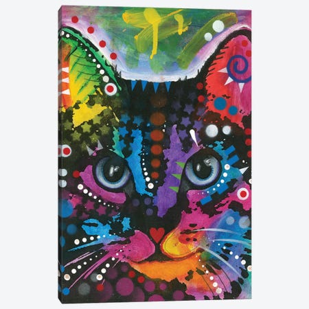 Tabby I Canvas Print #DRO534} by Dean Russo Canvas Artwork