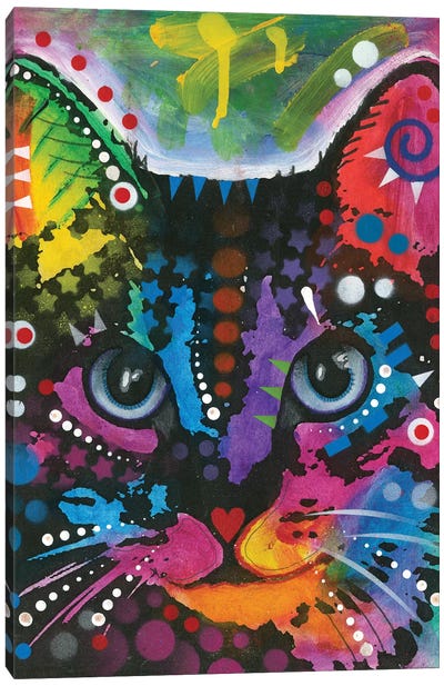 Tabby I Canvas Art Print - Tabby Cat Art