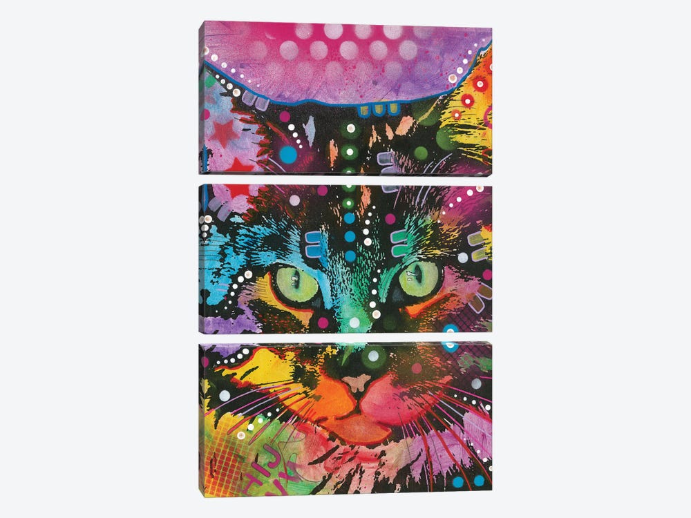 Tabby II by Dean Russo 3-piece Canvas Print