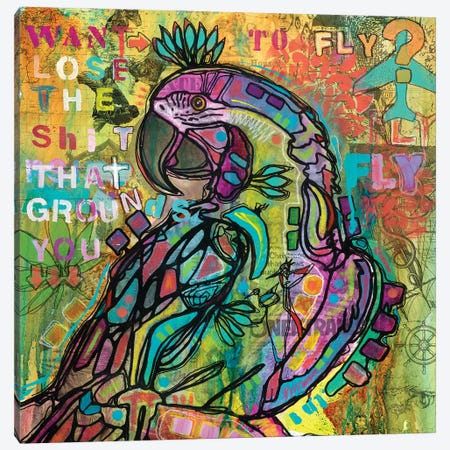 Want To Fly? Canvas Print #DRO554} by Dean Russo Canvas Art