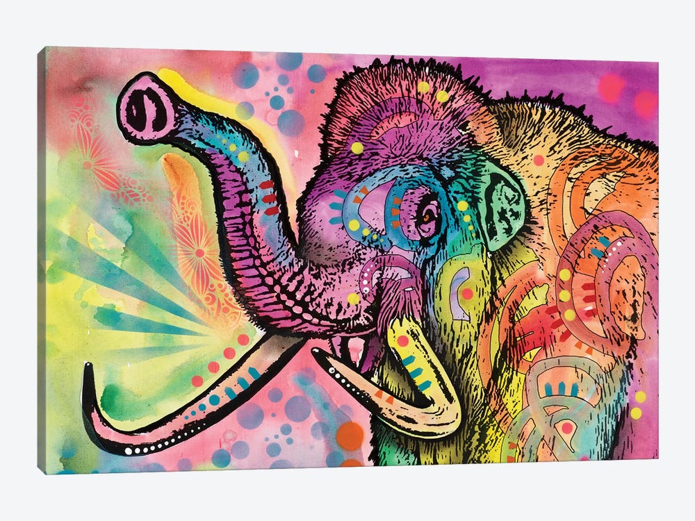Woolly Mammoth by Dean Russo 1-piece Canvas Art Print